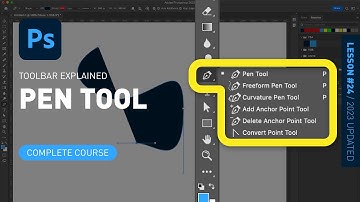 Pen Tool - Toolbar Explained & Demonstrated [Photoshop Tutorial for Beginners]