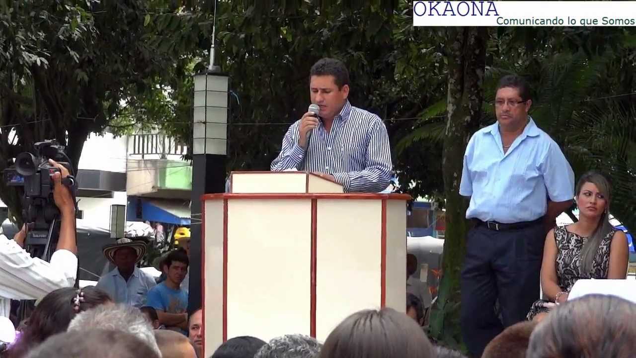 Posesión. Samuel Soto. Alcalde de Cimitarra - YouTube