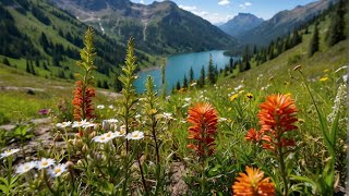 Beautiful Nature: Mountains and Soothing Music