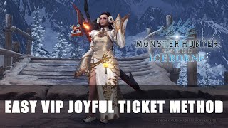 MHW Iceborne: Easy VIP Joyful Ticket Method