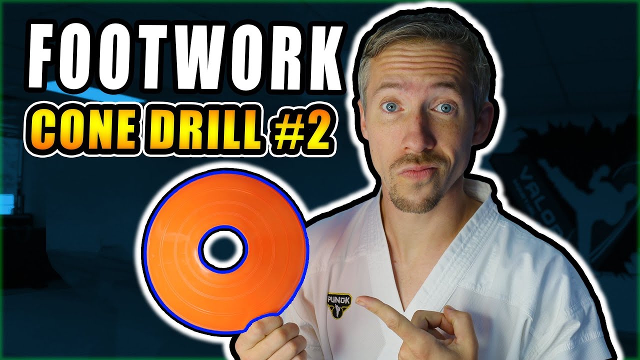 Cone Drill 2 for Footwork TRAIN KARATE at HOME YouTube