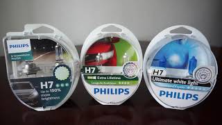 Philips X-tremeVision Pro150, LongLife EcoVision, DiamondVision