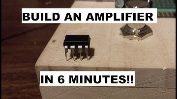 How to build an easy amplifier using the LM386 OP AMP