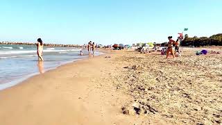 Don't Miss A Walking Tour Of The Best Beaches In Spain | Valencia City Beach August 26 Part 4, 4K