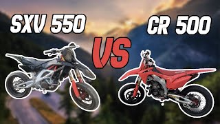 CR 500 AF VS SXV 550 ! SUPERMOTO BATTLE ! 2022