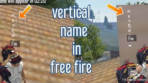 Free fire name style || free fire vertical name|| free fire unique name...