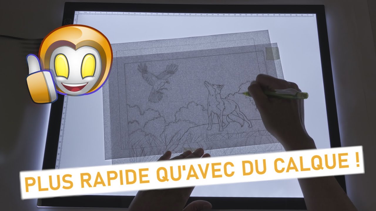 Tablette à dessin - Lumineuse - Enfant - Apprendre à dessiner