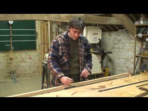 How to make a longbow - marking out the stave - how to make a longbow -making the laminated war bow