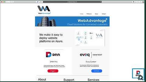 DNN 9.6 on Azure in 2 minutes!