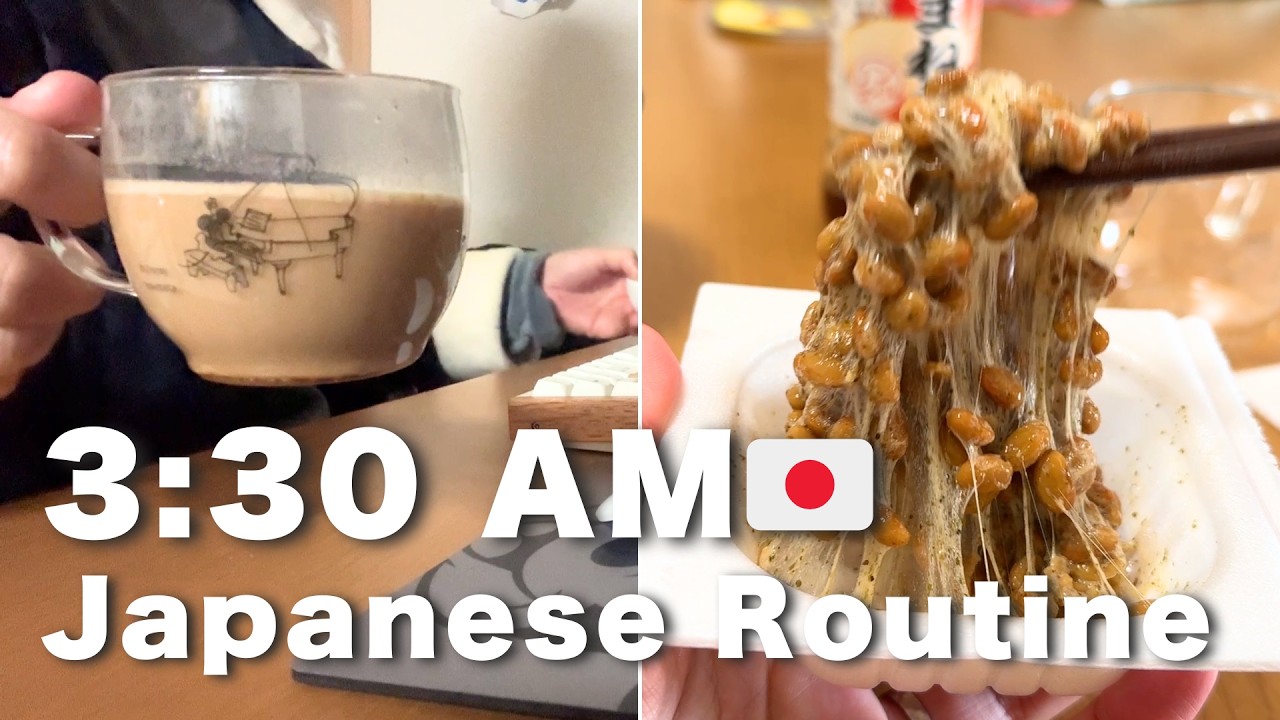 3:30 AM Routine: 3 years of my morning habits. Coffee, focus, and my favorite Natto lunch.