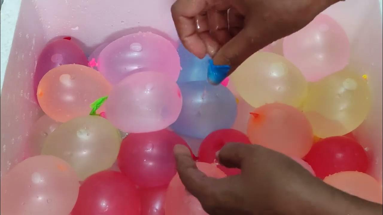 Water BAlloons pop!!!colouring balloons YouTube
