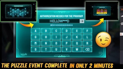free fire new event the puzzle | how to complete the puzzle event | Avatar banner kaise milega