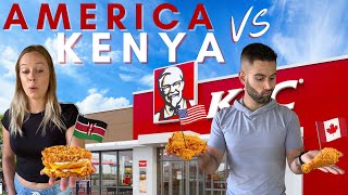 North America VS Kenya / Which Country has the BEST KFC / Kentucky Fried Chicken Comparison
