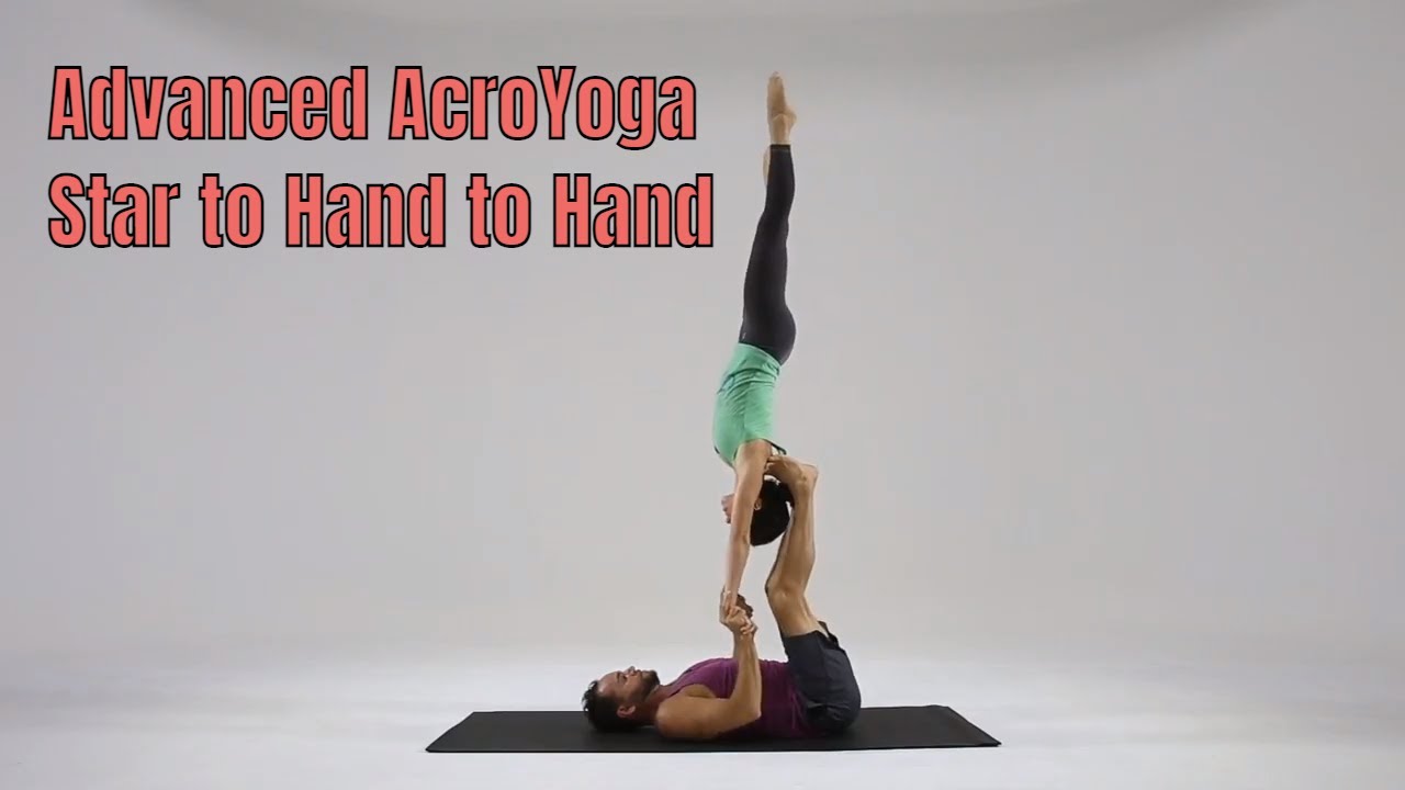 Physics-defying Couples Yoga Pose