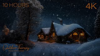 Hobbit House Snow Storm Sleep Sounds | RELAX | STUDY | Howling Wind & Blowing Snow Ambience 10 HOURS by Outdoor Therapy 11,787 views 2 months ago 10 hours, 10 minutes