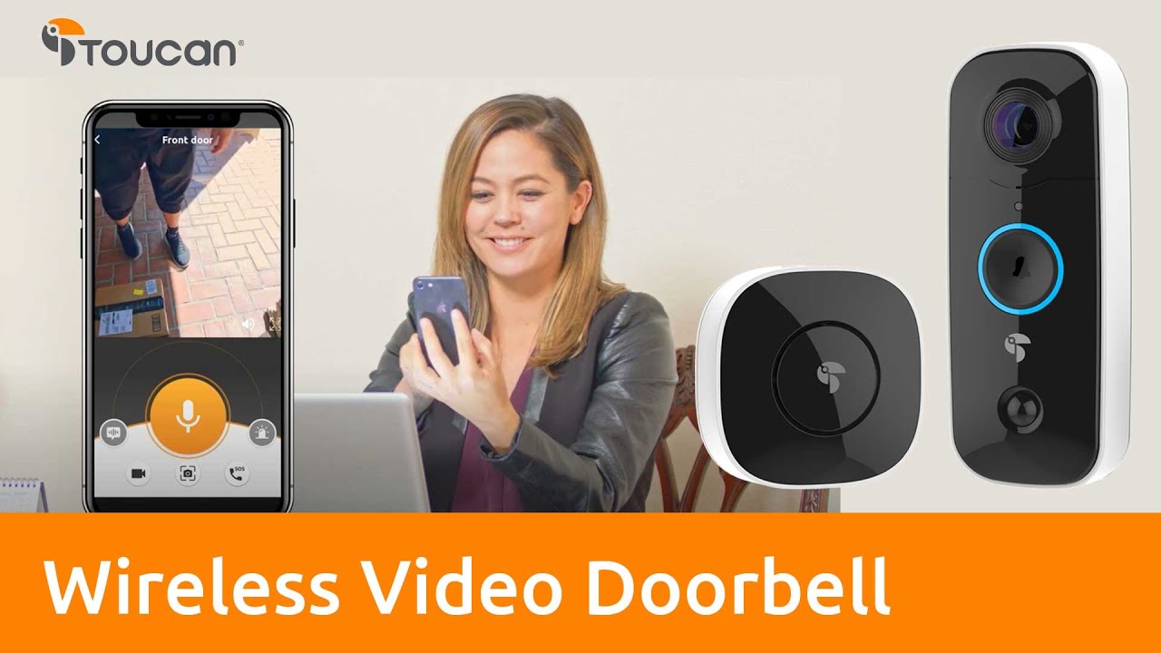 Toucan Wireless 180° Angle Video Doorbell - YouTube