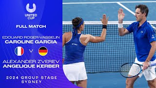 RogerVasselin/Garcia v Zverev/Kerber Full Match | United Cup 2024 Group D