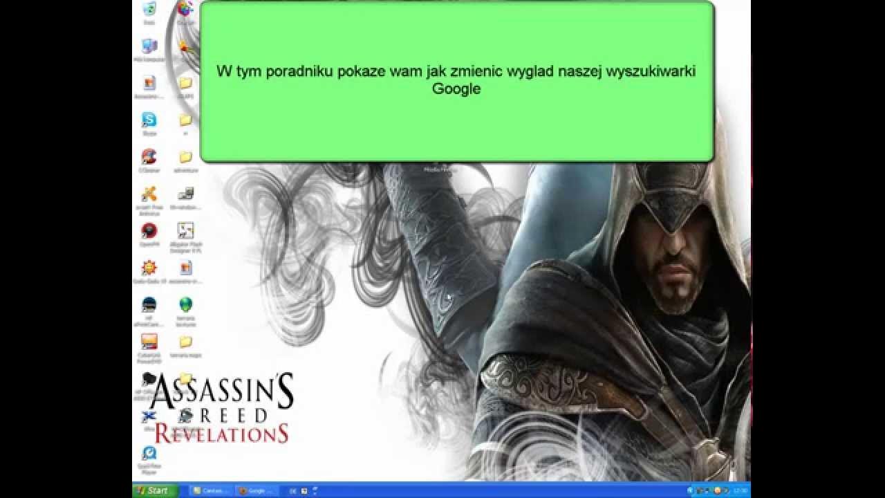 jak zmienic tlo w google YouTube