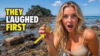 Mocked for Inheriting a "Garbage" Coastal Island Until a Low Tide Uncovers Gold