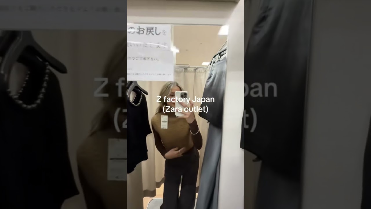 Zara outlet in Japan... your kidding me with these prices😍