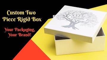 Custom Two Piece Rigid Box I Custom Rigid Packaging I Umbrella Custom Packaging USA