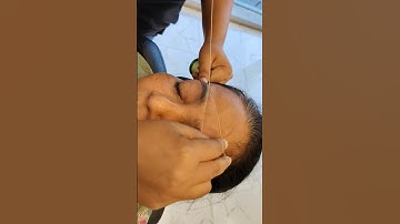 eyebrow threading 👍 #eyebrowthreading #eyebrow #threading #shorts #videos