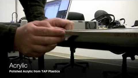 TouchFactors Lab 2 - Multi-Touch Display with IR LED Ribbons