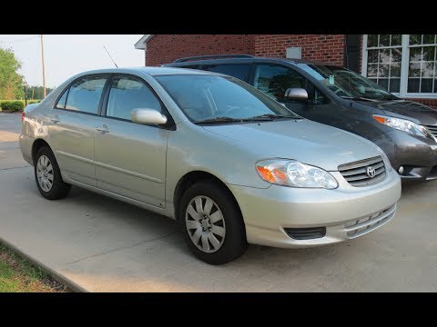 2003 Toyota Corolla Le Full Tour Start Up Review