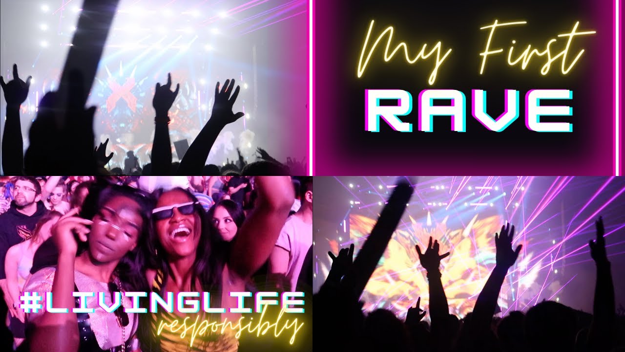MY FIRST TIME AT A RAVE | GRWM | #EXCISION | Black Girl Bucket List ...