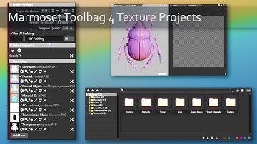 010 Marmoset Toolbag 4 Texture Project Setup - How to Set Up Marmoset for Texturing Now!!