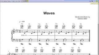 Waves by Mr Probz - Piano Sheet Music:Teaser