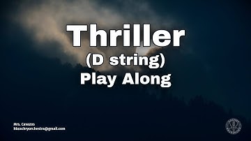 Thriller (D String) Play Along