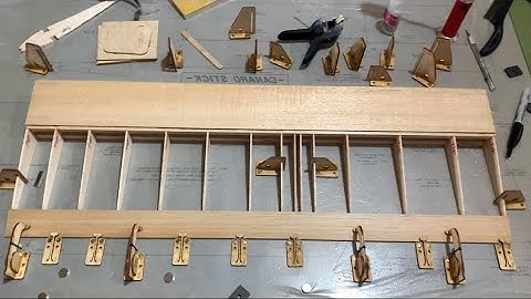 Part 1 of the St. Croix Models Canard Stick: Building the Wing