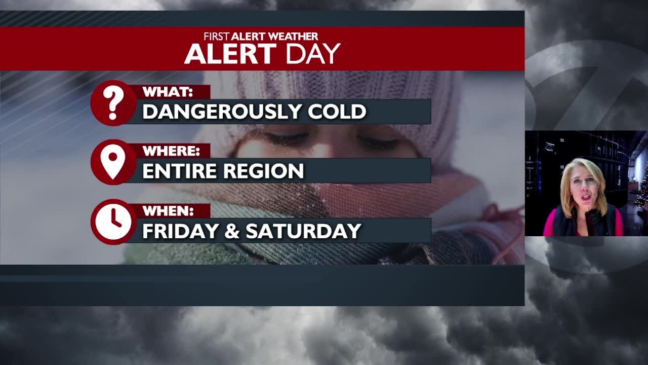 🚨WEATHER ALERT: Wind chill readings of -20° to -35° for Friday - YouTube