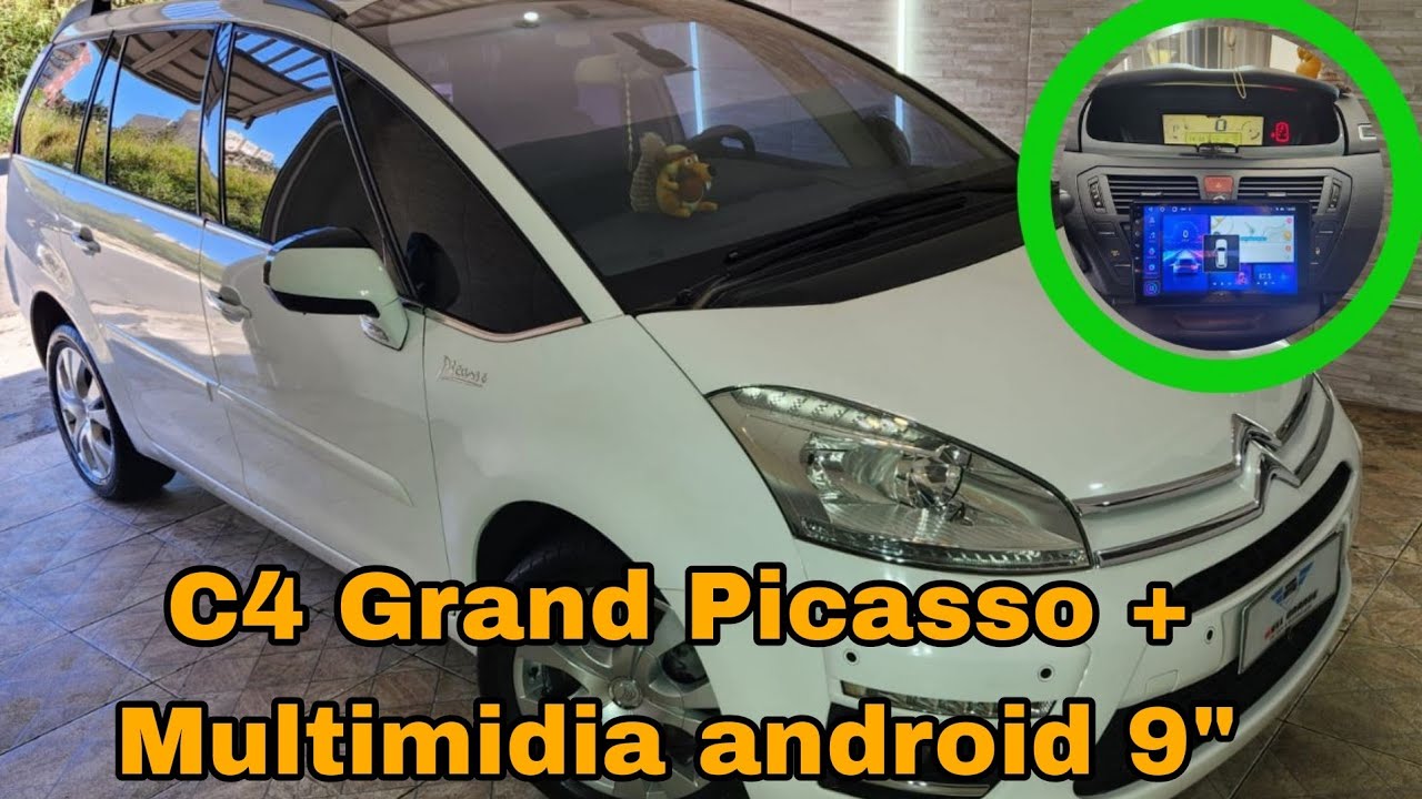 C4 Grand Picasso + Multimidia Android 9 polegadas