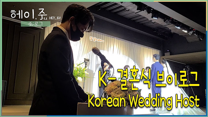 SUB) [J:log] Korean Wedding Host V-log