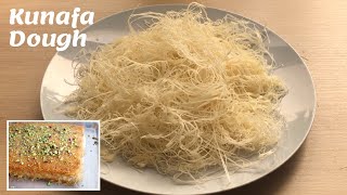 How To Prepare Kunafa Dough ❤️ -‎طريقة تحضير شعر الكنافة في البيت
