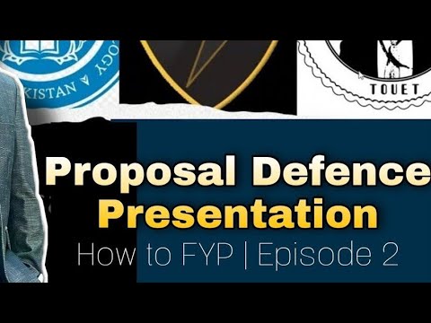 FYP Defence/Proposal Presentation | How To FYP | Samples | Guide