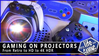 Gaming on Projectors - From Retro to HD to 4K HDR / MY LIFE IN GAMING screenshot 5