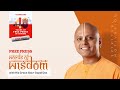 Words of wisdom  his grace gaur gopal das  free press indore  live