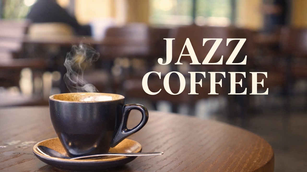 Jazz Coffee & Smooth Jazz Instrumental 🍂 Warm Jazz Music at Cozy Fall Coffee Shop Ambience