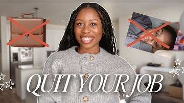 Escape the 9-5 | My Honest Advice If You Want to Quit Your Job...(Your 90 Day Backup Plan)