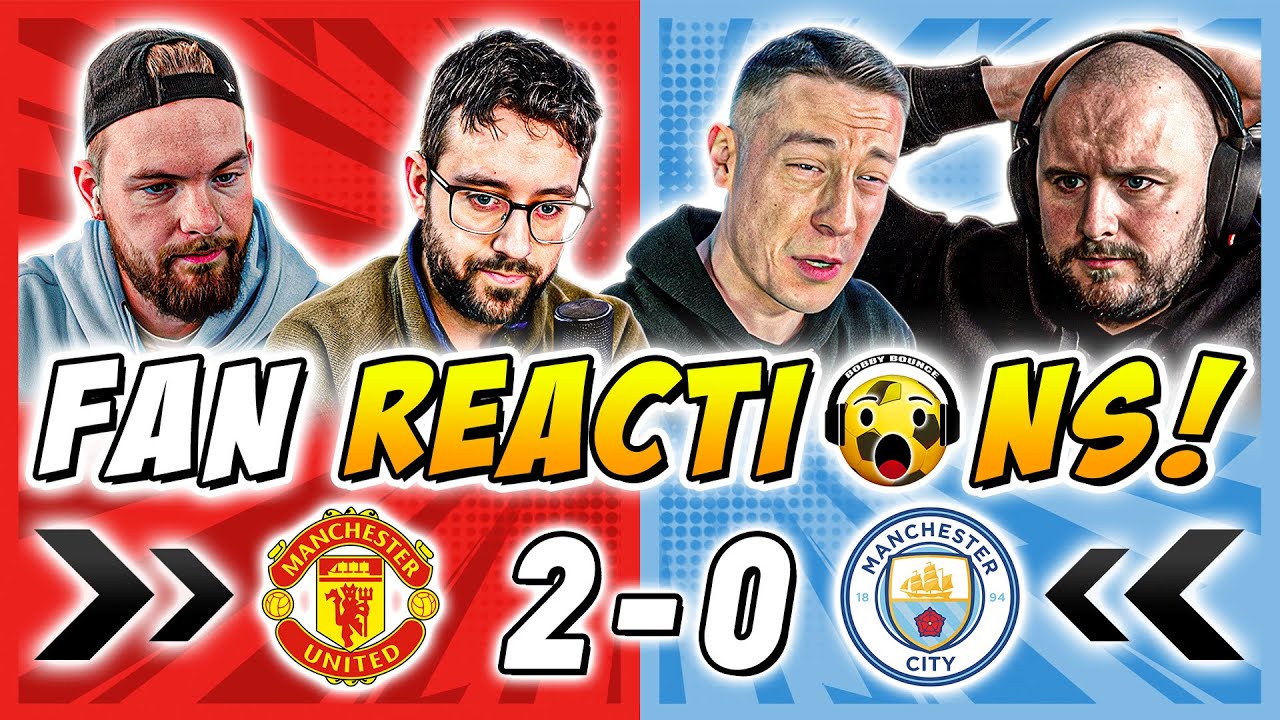 Man City Fans GUTTED 🤣 Reactions to Man United 2-0 Man City | Premier League Fan Reactions