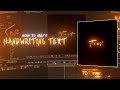 Smooth Handwriting text animation - After effects 