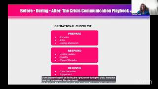 Webinar - Effective Communication During a Crisis Guide