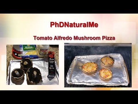Tomato Alfredo Mushroom Pizza | The Keto Lifestyle