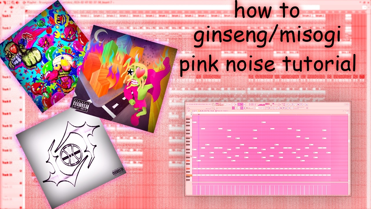 how to : ginseng/misogi (pink noise) type beat