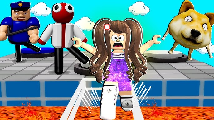 JOGANDO MORPHS DE BACON HAIR 🥓 MENINA NO ROBLOX 