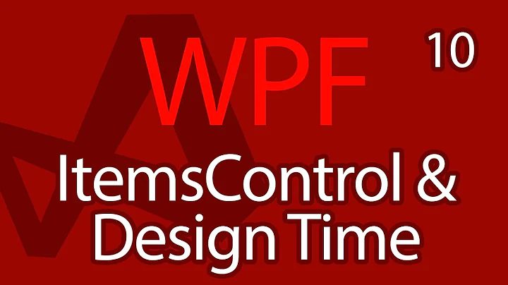 C# WPF UI Tutorials: 10 - ItemsControl Chat List & Design Time Data