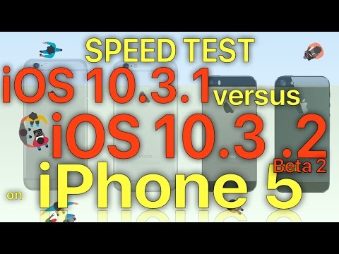 iPhone 5 : iOS 10.3.1 vs iOS 10.3.2 Beta 2 Speed / Public Beta 2 Performance Test Build 14F5070a